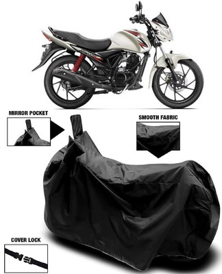 Autoprime Two Wheeler Cover for Suzuki(Sling, Black)