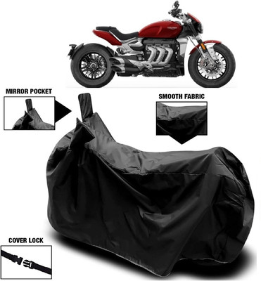 ANTOFY Two Wheeler Cover for Triumph(Rocket III, Black)
