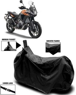 AutoFave Two Wheeler Cover for KTM(1050 Adventure BS6, Black)