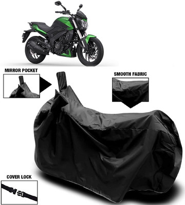AutoKick Two Wheeler Cover for Bajaj(Dominar, Black)