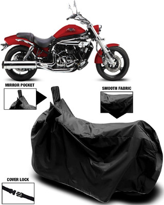 AutoFave Two Wheeler Cover for Hyosung(Aquila Pro 650, Black)