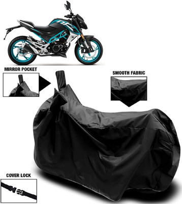 AutoFave Two Wheeler Cover for CFMoto(150NK, Black)