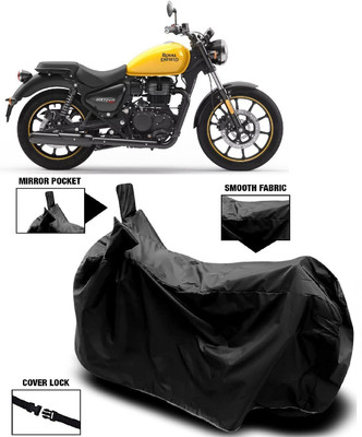 Autoprime Two Wheeler Cover for Royal Enfield(Meteor BS6, Black)