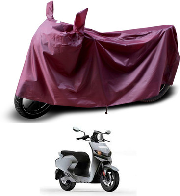 KEDIT Two Wheeler Cover for Aprilia(Flow, Maroon)