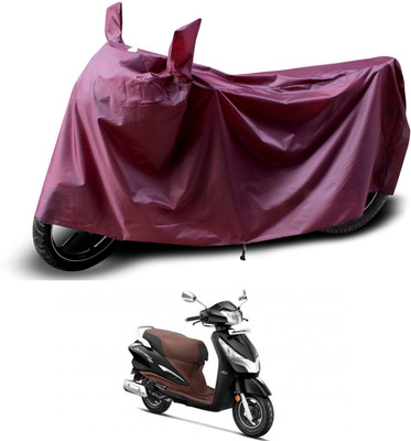 KEDIT Two Wheeler Cover for Hero(Destini 125, Maroon)