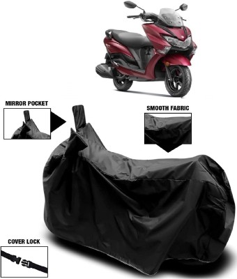 Mdstar Two Wheeler Cover for Suzuki(Burgman Street, Black)