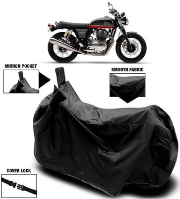 AutoFave Two Wheeler Cover for Royal Enfield(Enticer, Black)