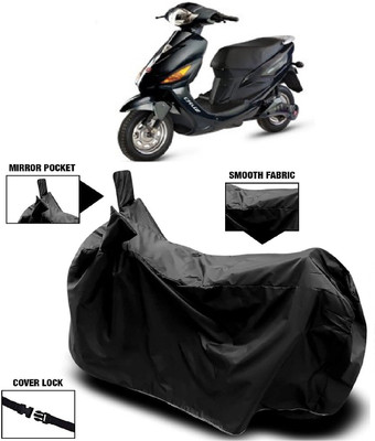 AutoFave Two Wheeler Cover for Electric Cruz(Yo Spark, Black)