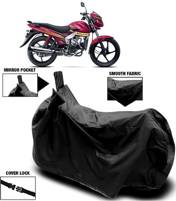 Autoprime Two Wheeler Cover for Mahindra(Centuro Rockstar, Black)