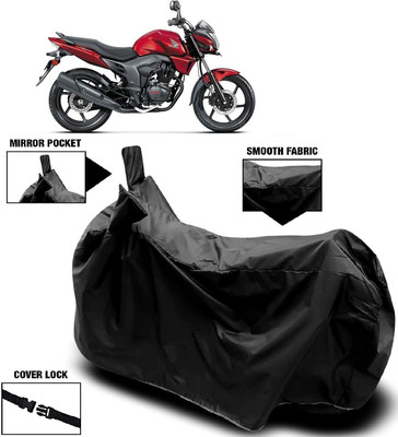 AutoKick Two Wheeler Cover for Honda(CB Trigger, Black)