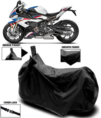 AutoFave Two Wheeler Cover for BMW(S1000RR, Black)
