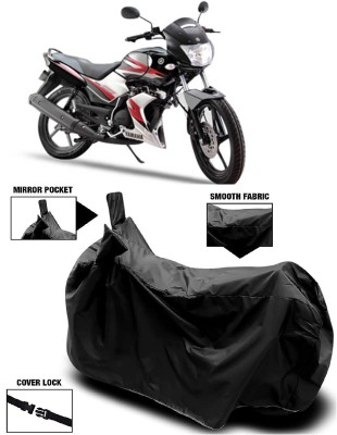 AutoFave Two Wheeler Cover for Yamaha(SS 125, Black)