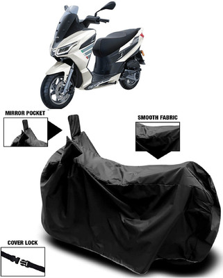 Autoprime Two Wheeler Cover for Aprilia(SXR 160, Black)
