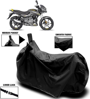 AutoFave Two Wheeler Cover for Bajaj(Pulsar 150, Black)
