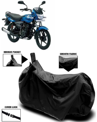 Autoprime Two Wheeler Cover for Bajaj(Platina 125, Black)