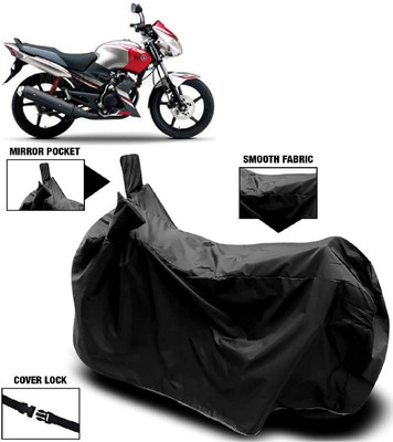 AutoFave Two Wheeler Cover for Yamaha(Gladiator RS, Black)