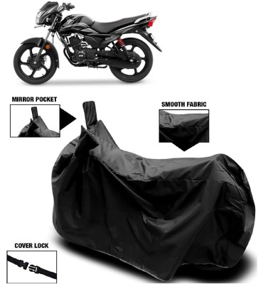 AutoFave Two Wheeler Cover for TVS(Victor BS6, Black)