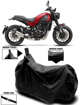 AutoFave Two Wheeler Cover for Benelli(Leoncino, Black)