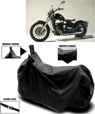 AutoKick Two Wheeler Cover for FAB Regal Raptor(Bobber 350, Black)