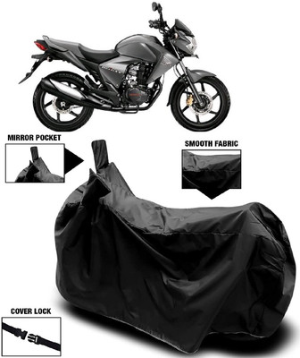AutoFave Two Wheeler Cover for Honda(Dazzler, Black)