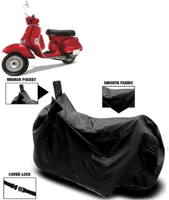 AutoKick Two Wheeler Cover for LML(Star Euro 200, Black)