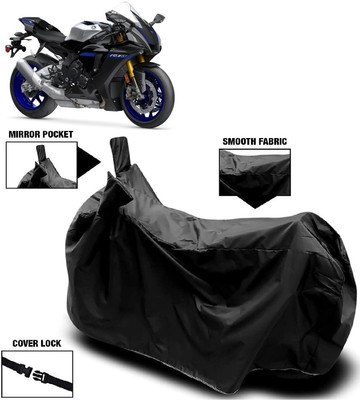 Autoprime Two Wheeler Cover for Yamaha(YZF R1 M, Black)