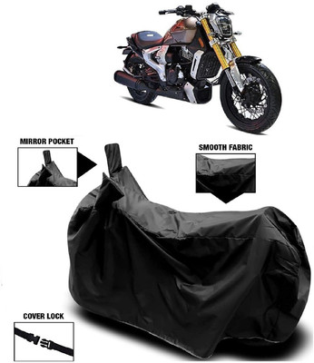 AutoFave Two Wheeler Cover for TVS(Zeppelin, Black)