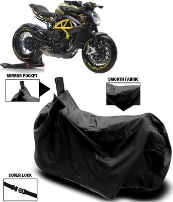 AutoKick Two Wheeler Cover for MV Agusta(Dragster800 RR, Black)