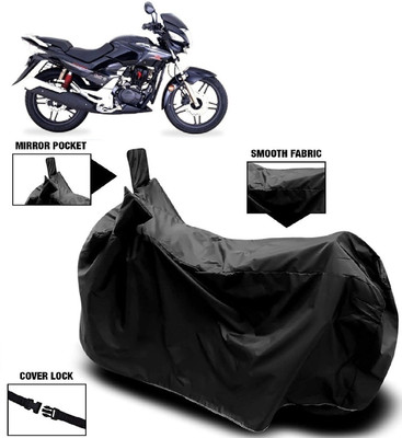 AutoFave Two Wheeler Cover for Honda(New CBZ, Black)