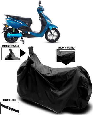 Autoprime Two Wheeler Cover for Hero(Electric Optima Plus BS6, Black)