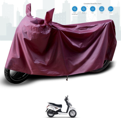 KEDIT Two Wheeler Cover for Mahindra(Gusto 125, Maroon)