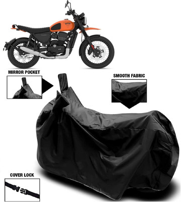 AutoFave Two Wheeler Cover for Triumph(Street Scrambler BS6, Black)