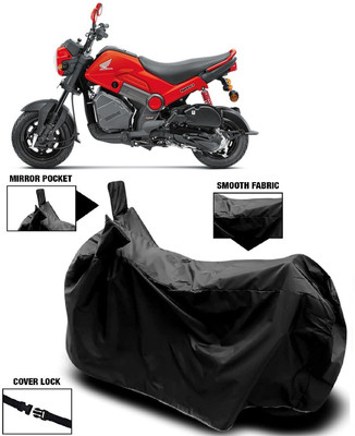 AutoKick Two Wheeler Cover for Honda(Navi, Black)