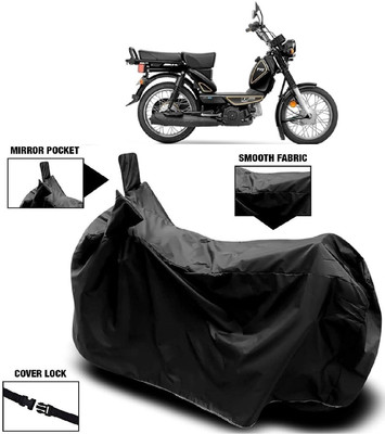 ANTOFY Two Wheeler Cover for TVS(XL 100 Heavy Duty, Black)