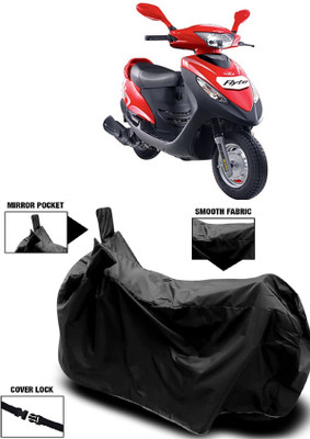 Autoprime Two Wheeler Cover for Mahindra(Flyte, Black)