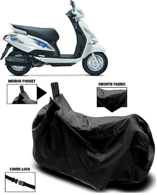 AutoFave Two Wheeler Cover for Suzuki(Swish 125, Black)