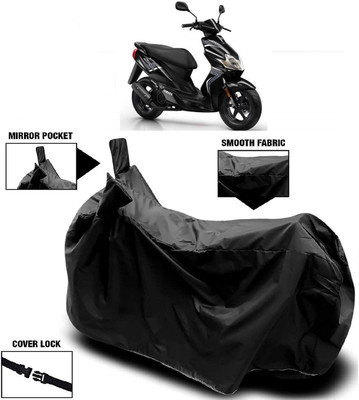 AutoFave Two Wheeler Cover for Yamaha(Jog R, Black)