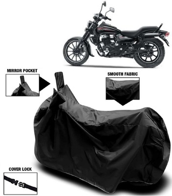 AutoFave Two Wheeler Cover for Bajaj(Avenger 400, Black)