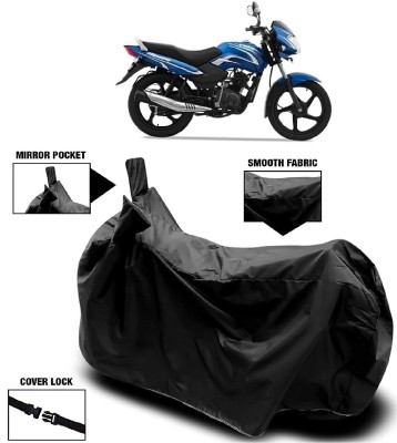 AutoKick Two Wheeler Cover for TVS(Star Sport, Black)