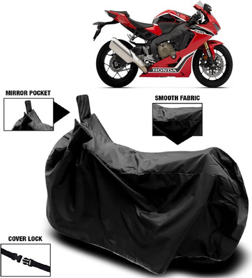 AutoKick Two Wheeler Cover for Honda(CBR 1000RR, Black)