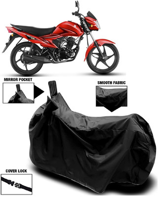 ANTOFY Two Wheeler Cover for Suzuki(Hayate, Black)