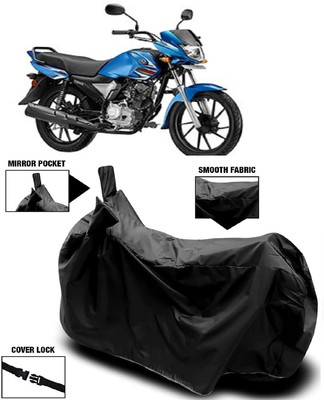 Autoprime Two Wheeler Cover for Yamaha(Saluto RX, Black)