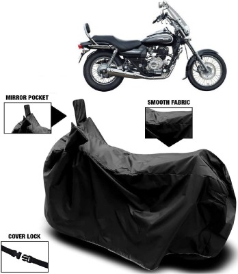 AutoFave Two Wheeler Cover for Bajaj(Avenger 220 DTS-i, Black)