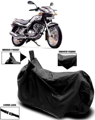 MMSSTAR Waterproof Two Wheeler Cover for TVS(Fiero F2, Black)
