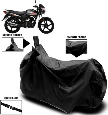 AutoFave Two Wheeler Cover for TVS(Sport ES, Black)