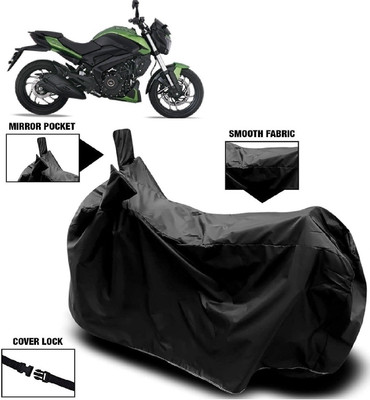 AutoFave Two Wheeler Cover for Bajaj(Dominar 250, Black)