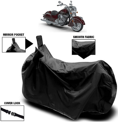 ANTOFY Two Wheeler Cover for Indian(Chief Vintage, Black)