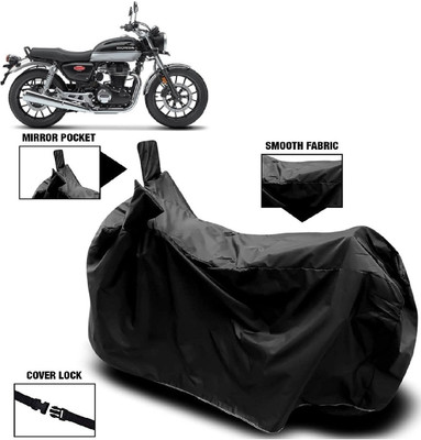 ANTOFY Two Wheeler Cover for Honda(Hness CB350, Black)