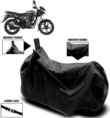 ANTOFY Two Wheeler Cover for Bajaj(Discover 125 DTS-i, Black)