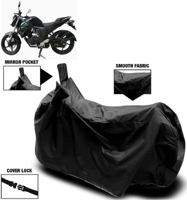 ANTOFY Two Wheeler Cover for Yamaha(FZ-S FI, Black)